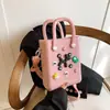 Transfronterizo Nuevo Bricolaje Dibujos Animados Versátil Accesorios Bolso Bolso de Playa Nueva Moda Nicho Bolso con Agujero para Mano Cruzado al Hombro