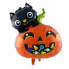 Amazon Transfronteiriça Novo Balão de Halloween Filme de Alumínio Cabeça de Abóbora Morcego Aranha Caveira Decoração de Festival de Fantasmas Festa Lote
