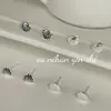 Brincos Pequenos de Concha em Prata de Lei S925 Ouni Coreana para Mulheres Design de Nicho Doce e Cool Estilosos Pequenos Frescos Simples Brincos Brincos