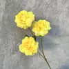 Flor Artificial Estilo Novo com Pétalas que Levantam, Flor Rosa para Decoração de Casamento, Flor Falsa para Decoração de Casamento