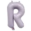 Globos de Papel de Aluminio de 16 pulgadas Color Morado Macarrón Morado Claro Letras A-Z Números 0-9 Decoración para Fiesta de Cumpleaños Globos Banner