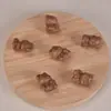 Madeira de Jujuba Escultura Passo a Passo Flor Coração Pêssego Acessórios Pulseira Colar Brinquedo DIY Pingente Acessórios Pulseira de Jade