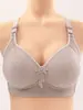 Novo Sutiã Plus Size Fino Sem Aro - Levanta os Lados Anti-queda Sutiã Suporte Superior para Meninas Cheinhas Sutiã Push-up