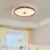 Lámpara de Dormitorio Estilo Nórdico Crema Lámpara de Techo de Tronco Simple Moderna Espectro Completo Protección Ocular Lámpara de Habitación Lámpara de Techo para Pasillo