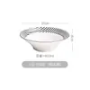 Bol de ramen estilo japonés, bol cónico creativo, bol grande de cerámica para tiendas de fideos, uso doméstico, bol para postres y ensaladas