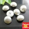 Botões de pérola semicírculo de alta qualidade camisa de cobre botões de camisola botões atacado destaque branco preto 7,5-20m
