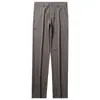 Calça Casual Masculina de Nylon Elástico Fina Elegante para o Verão, Lisa, Fresca, Não Amassa, Antirrugas, Reta, para Negócios
