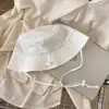 Estilo Shopper Pessoal Dongdaemun Coreano ins Rosa Rosa Cordão à Prova de Vento Fino Secagem Rápida Proteção Solar Chapéu de Sol Chapéu Bucket