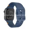 Adecuado para Relojes Apple iWatch, Correa de Silicona con Patrón de Olas para Applewatch, Mismo Modelo Oficial, Venta al por Mayor de Fábrica