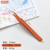 Pinzas de Acero Inoxidable de 1.5 mm de Espesor en Colores Macarrón, Adecuadas para Journaling, con Puntas Curvas y Rectas