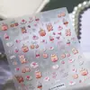 Pegatinas para Uñas de Mascotas Lindas de Dibujos Animados Populares de Tensor Ts-4131 Divertidas y Lindas Pegatinas para Uñas de Animalitos para Niños