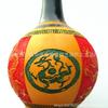 Fábrica directa calabaza natural tallada pirografía mapa Jiulong artesanía regalo adornos antiguo hecho a mano
