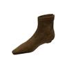 Botas Tobilleras Planas de Tacón Alto de Gamuza Mate Sencillas Otoño/Invierno 2025 Ajuste Delgado Punta Fina Botines Cortos para Mujer con Forro de Felpa