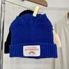 Diseño de Nicho Europeo y Americano Personalidad Orejas de Gato Lindas Sombrero de Lana Tejido para Pareja Lindo Cálido Otoño e Invierno Sombrero para Hombre y Mujer