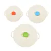 Tapa de Silicona para Conservar Fresco, Tapa Selladora de Grado Alimenticio, Tapa Universal para Tazones, Tapa Redonda Universal para Calentamiento en Microondas en Casa a Prueba de Salpicaduras