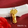 Accesorios de Joyería DIY Loto y Nudo de Bambú Chapado en Oro Antiguo Vietnamita Estilo Chino Cadena Hecha a Mano Cuentas Sueltas