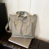 Bolsa Casual Moda Bolsa 2024 Verão Novo Elegante Cor Sólida Ombro Crossbody Bolsa Saindo para Consertar Lições Sacola