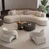 Juego de sofá y mesa de centro para lobby de hotel para oficina de ventas, área de negociación y descanso, recepción, salón de belleza, club, forma de arco en esquina