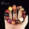 Pulseras de sándalo con cuentas de tesoro múltiple sándalo rojo cuentas de pera hombres caoba texto pulsera de juego cuentas mujeres 108 joyería multimaterial