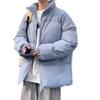 Chaquetas acolchadas de algodón para hombre y mujer en Invierno 2024 Chaquetas acolchadas de algodón de color liso Chaquetas tipo 'pan' gruesas y cálidas Marca moderna deportiva y de ocio Chaquetas para pareja