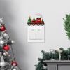 Shangyi 2025 Calcomanía de Navidad para Interruptor Nueva Autoadhesiva Impermeable Removible Calcomanía de Pared Panel de Interruptor Calcomanía Decorativa