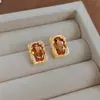 Pendientes Artísticos Retro Estilo Yadan, Pendientes Degradados Únicos y de Moda Estilo Melard, Pendientes de Nicho de Lujo Ligero de Gama Alta