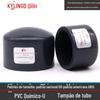 Tampa de tubo industrial UPVC plugue pvc-u plugue de tubo de grau químico espessado acessórios para tubos de água GB Padrão Americano