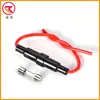 Portafusibles con Cable 5X20 Caja de Fusibles Funda de Fusible de Nylon Baquelita Caja de Fusibles con Cable