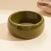 Pulsera Cuadrada de Resina con Degradado Transfronterizo Europea y Americana, Lujo Ligero, Sensación de Alta Gama, Joyería Moderna y Versátil con un Diseño Único
