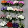 Siéntete elegante y agraciado 176 piezas de simulación de hortensia hidratante flor sensación húmeda adornos avanzados para sala de estar decoración del hogar hotel traje suave
