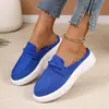 Comercio Electrónico Transfronterizo 2026 Nuevos Mocasines Casuales Slip-on Zapatos Perezosos Tallas Grandes Pantuflas de Suela Gruesa para Mujer Venta al por Mayor
