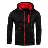 Novo outono e inverno novo cardigã casual masculino com capuz suéter masculino jovem casaco atacado