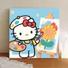 Línea Perro 20cm Digital Anime Patrones Pequeños DIY Pintura al Óleo Hecha a Mano Relleno Fabricante Venta Directa Al Por Mayor En Stock