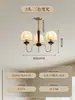 Luz Principal de Tela Hecha a Mano Estilo Nanyang Retro para la Sala de Estar, Lámpara de Techo Vintage para el Comedor, Lámpara de Dormitorio de Espectro Completo para Protección Ocular