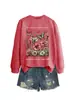 Ele Faz Tudo Amazon Ebay Site Independente Estilo Casual Feminino Novo Moletom Outono e Inverno