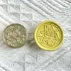 Cabeça de Carimbo de Selo de Cera para Estudantes Diário DIY Decoração Selo Europeu Retrô Selo de Cera para Envelope Cabeça de Cobre