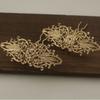 Horquilla Grande de Flor Soldada Estilo Antiguo, Horquilla Ondulada, Corona de Pelo, Materiales Hechos a Mano para Película y Televisión Hanfu DIY al por Mayor, Estilo Étnico