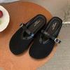 Meias Pantufas Vazadas para Mulheres, Novas Pantufas Respiráveis de Moda Verão para Usar Fora, Sandálias Rasas Planas Trançadas