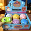 Brinquedo para Alívio de Estresse de Pãozinho Char Siu Simulador, Pãozinho de Rebote Lento, Brinquedo de Veado para Redução de Estresse