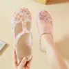 Nuevos Zuecos de Verano, Sandalias para Mujer, Zapatos Planos de Gel de Gama Alta, Zapatos de Playa, Sandalias y Chanclas Antideslizantes con Puntera