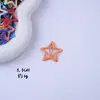 Pasador de Estrella de Dopamina Y2K Lindo para Niña Estrella de Cinco Puntas Pasador de Cabello Color Caramelo Ins Clip BB Clip para Flequillo