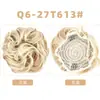 Elástico de cabelo para comércio exterior, coque falso, coque de cabelo cacheado, acessório de cabelo em forma de botão de flor, penteado de noiva, coque de cabelo falso, elástico de cabelo cacheado preguiçoso, atacado