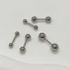 Piercings de Labio de Acero Inoxidable, Piercings de Bola Redonda Diabólica, Joyería de Piercing Personalizada, Piercings de Lengua, Pendientes Electrochapados, Piercings de Ceja, Piercings de Titanio