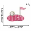 Nuevo Parche de Tela Bordado de Bola de Golf Rosa de Dibujos Animados Serie Deportiva Accesorios para Ropa Parche Bordado Parche Listo para la Venta