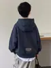 Sudadera con capucha para niño Ropa de invierno para niños grandes Ropa de invierno Una pieza de forro polar engrosado con terciopelo adicional Otoño/Invierno 2026 Nueva de moda