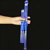 Venta al por mayor del fabricante Agujas de tejer de acero inoxidable de cabeza única para bufandas hechas a mano, Agujas rectas 35/25 cm con tope, Agujas de tejer