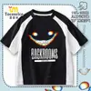 Camiseta de manga corta temática de "backrooms" transfronteriza, adecuada para niños mayores y estudiantes, con un diseño de cara sonriente, perfecta para deportes y uso casual