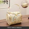 Juego de Té Cerámico para Viaje con Una Tetera y Dos Tazas en Estilo Chino Tradicional, Cafetera de Té Portátil con Bolso