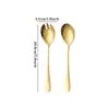Venta al por mayor de fábrica juego de cuchara para ensalada de frutas y tenedor para ensalada de acero inoxidable vajilla gruesa de alta calidad para el hogar venta caliente transfronteriza