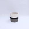 Cesta de Almacenamiento Tejida con Cuerda de Algodón Blanco y Negro Personalizada al por Mayor 11In*28Cm Blanco y Negro Marco